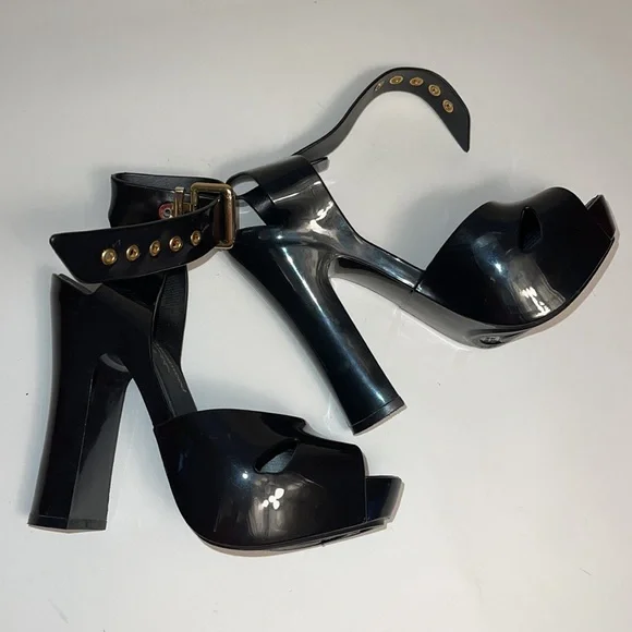 Vivienne Westwood melissa ブラック ハイヒール38 vivienne westwood shoes black jelly Melissa | eBay